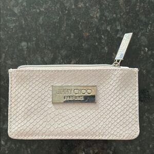 Jimmy Choo Parfum Textured zipper coin purse